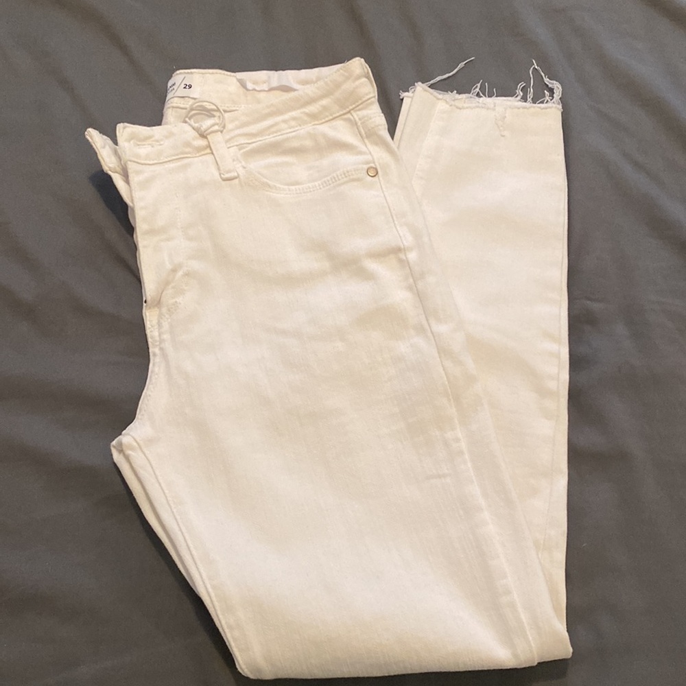 White Distressed Jeans - Size 29 NWT